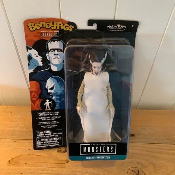 Bendyfigs | Universal Monsters: Bride of Frankenstein NIB Collectable Toy Horror - Picture 4 of 5